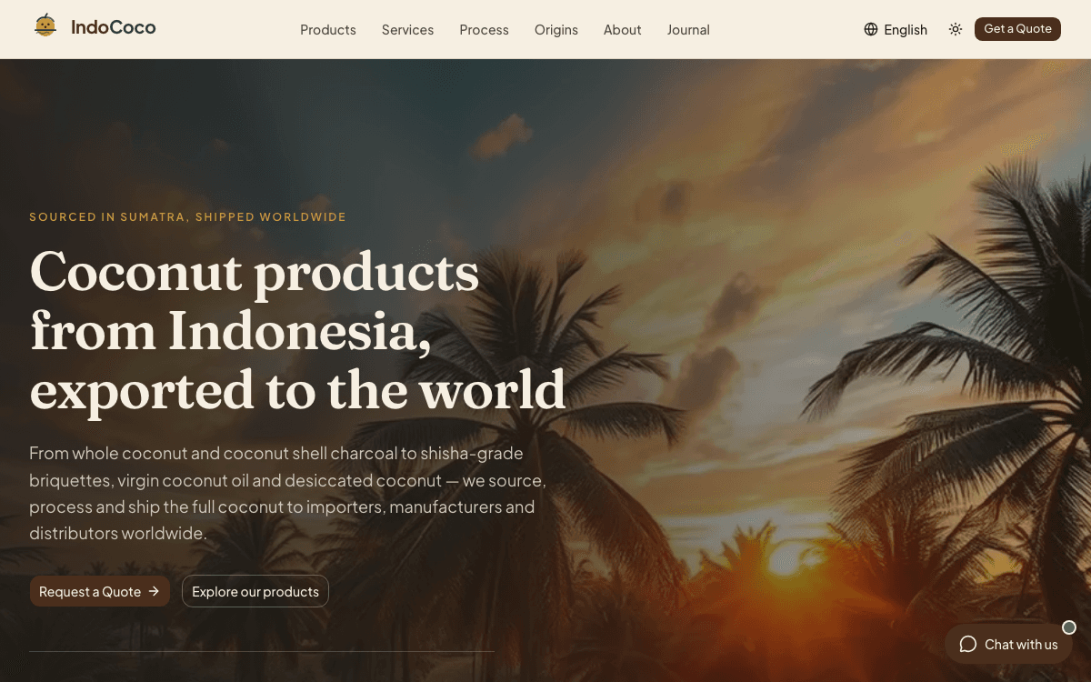 IndoCoco website